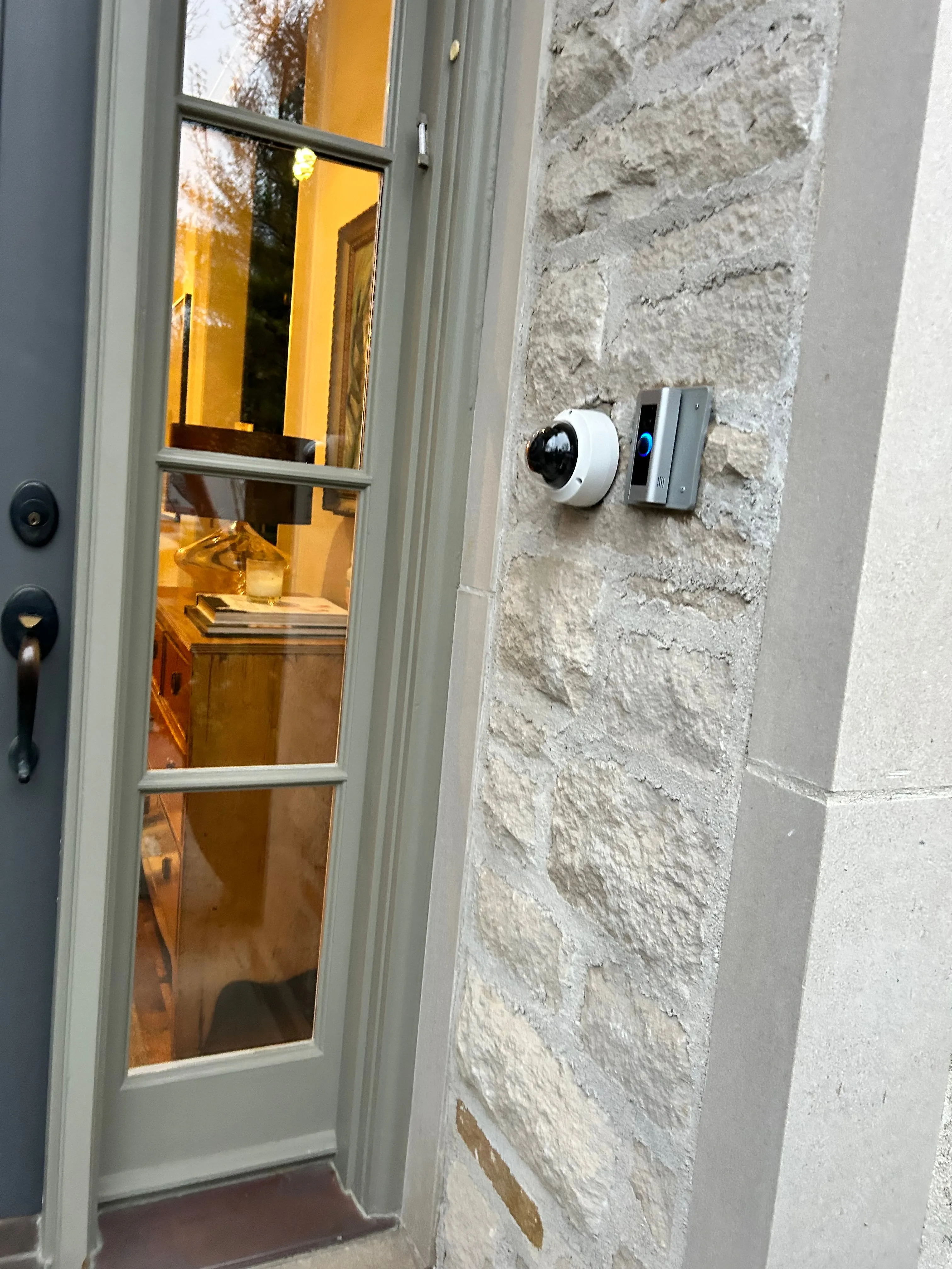 Front-entry doorbell & camera